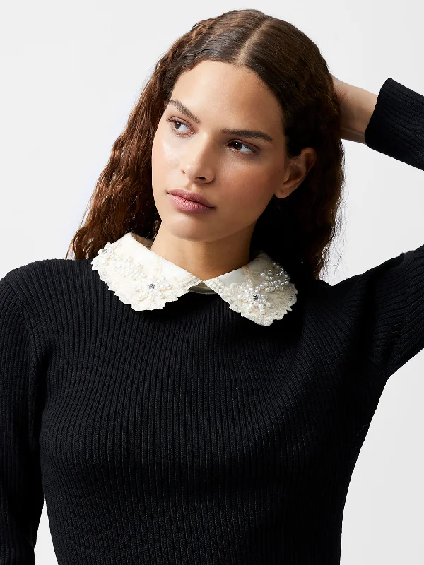 Krista Embellished Knit Top