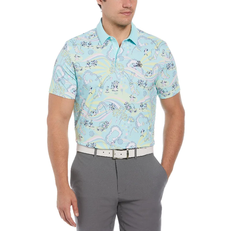 60's Heritage Print Golf Polo