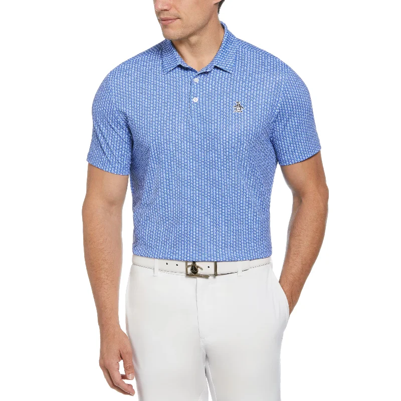 Allover Pete Print Golf Polo