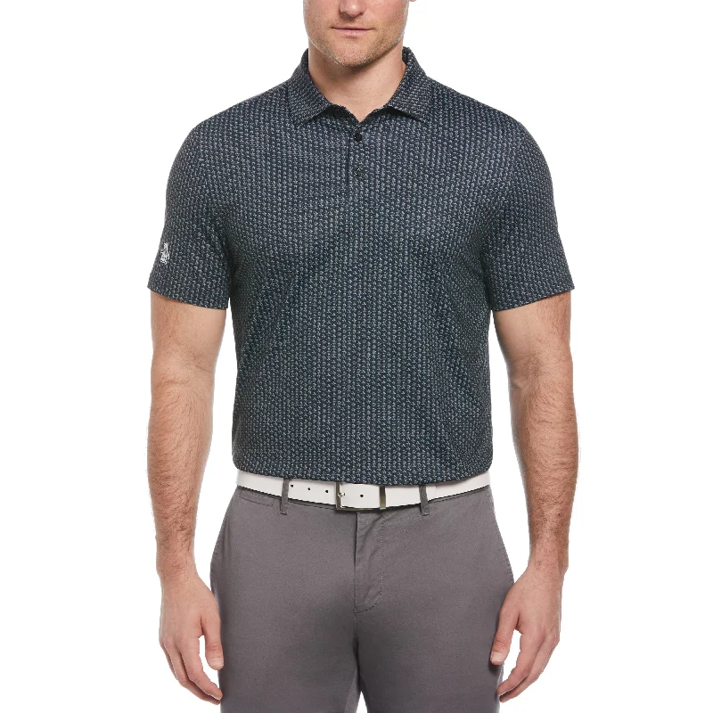 Allover Pete Print Golf Polo