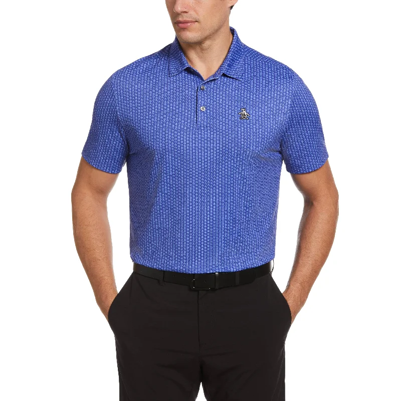 Allover Pete Print Golf Polo