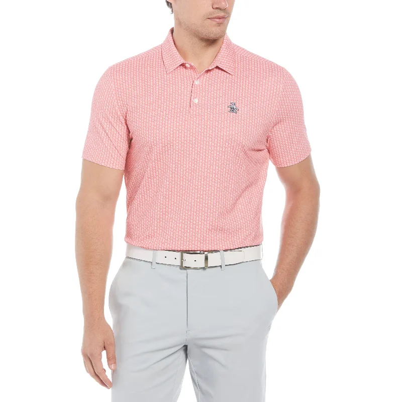 Allover Pete Print Golf Polo