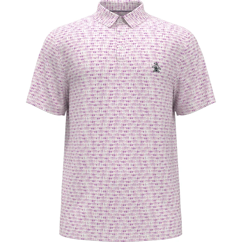 Have a Beer Print Golf Polo