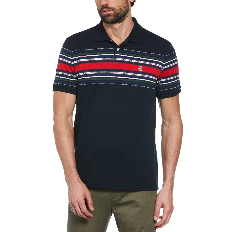 Organic Cotton Chest Stripe Polo