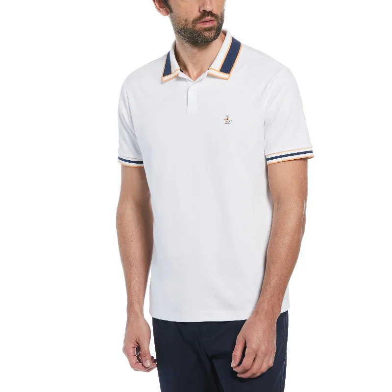 Interlock Novelty Collar Polo