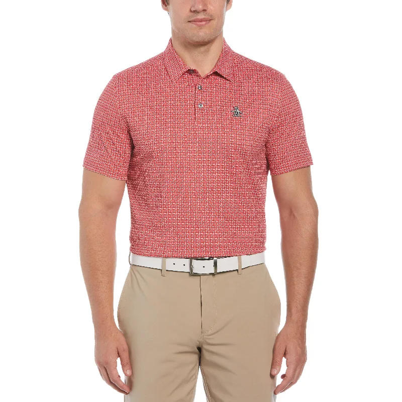 Original Geometric Print Golf Polo