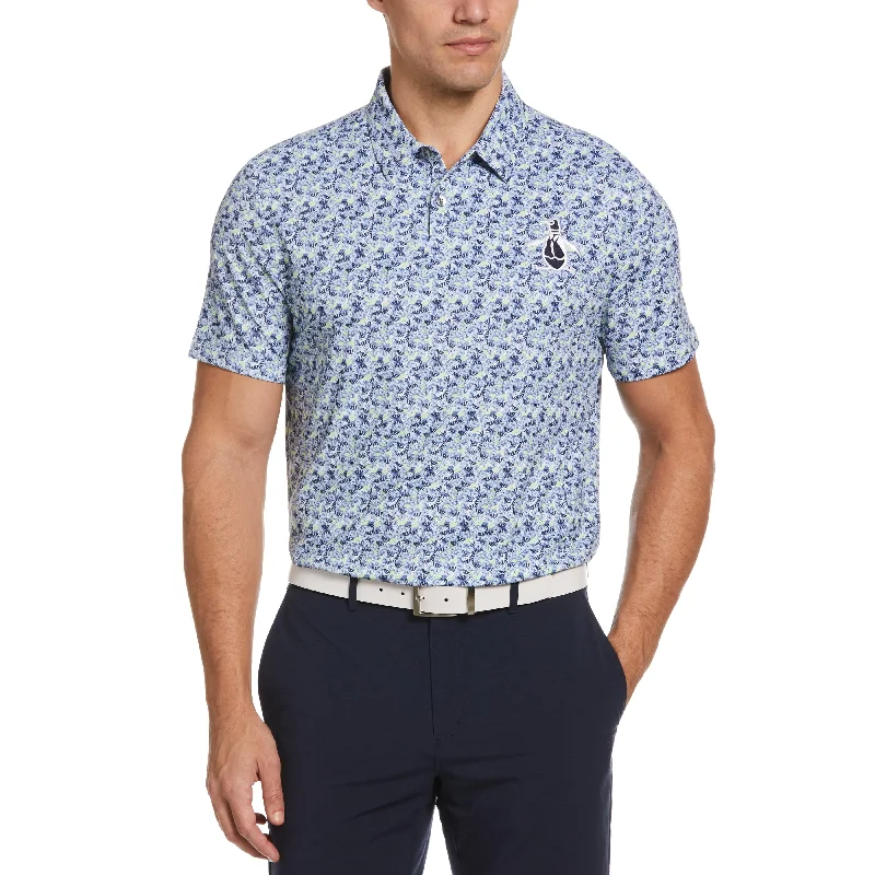 Umbrella Novelty Print Golf Polo