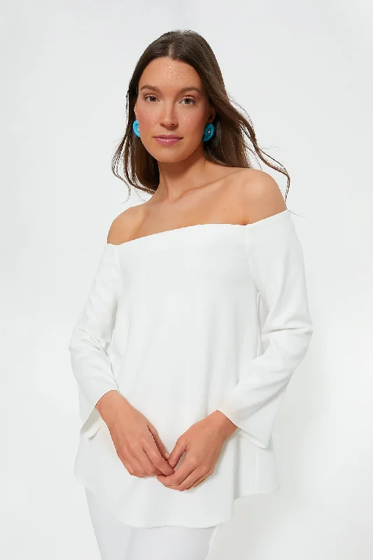 White Miranda Off the Shoulder Blouse