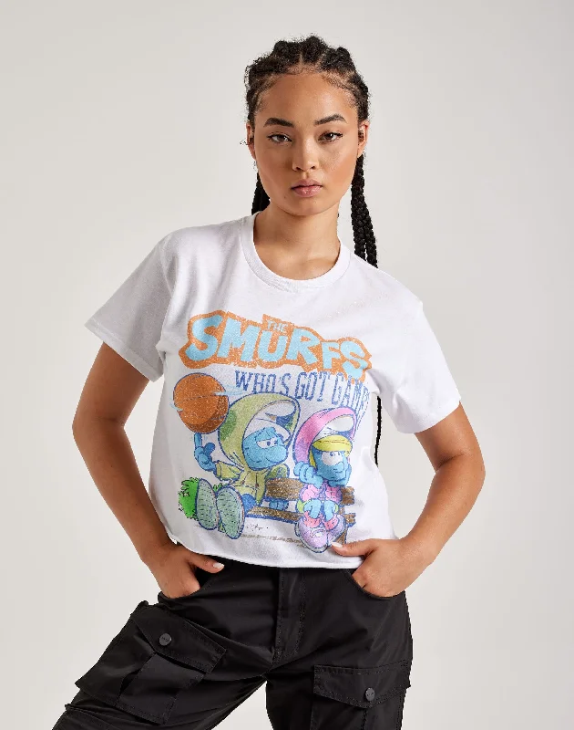 Philcos Smurfs Cropped Tee