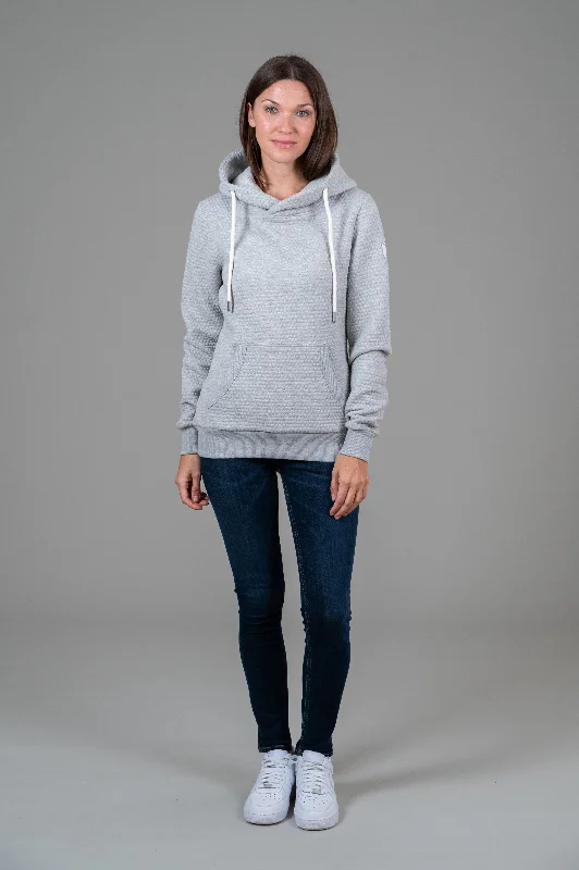 Pixa Light Heather Grey Hexagon Hoodie