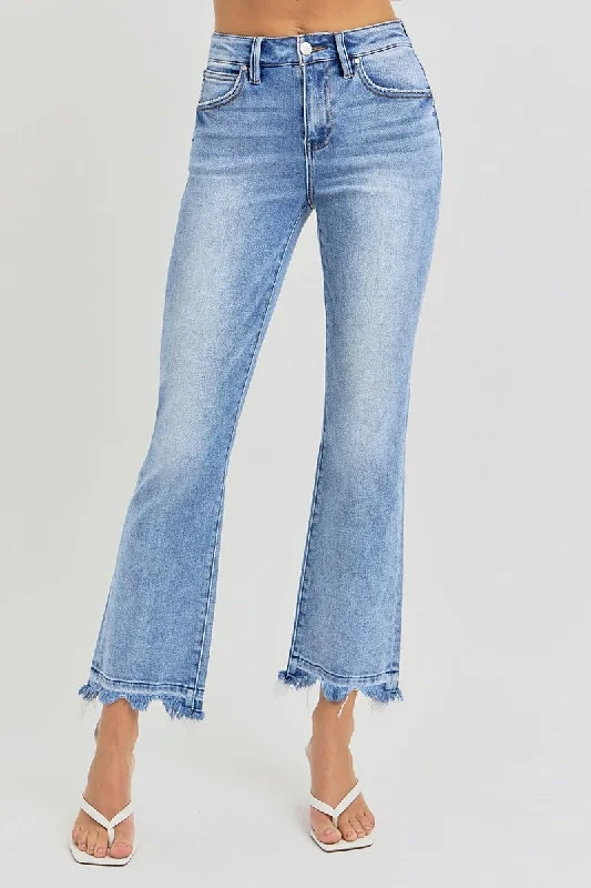 Payton Cropped Straight Slim Jeans