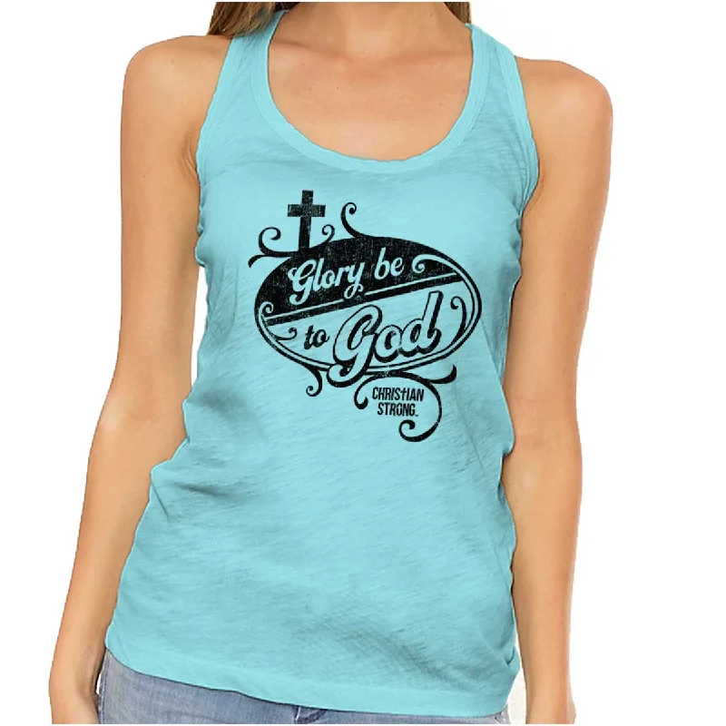 Glory to God Vintage Racerback Tank