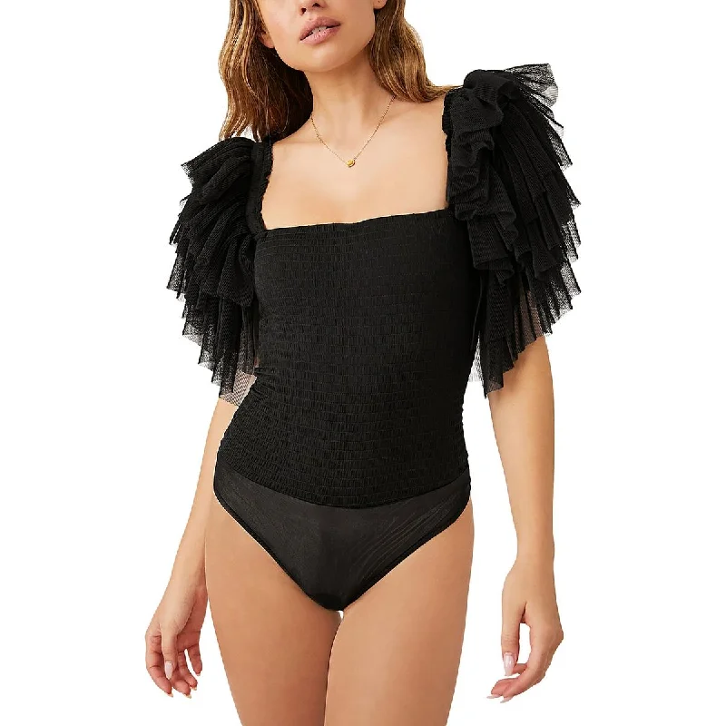 Intimately Free People Womens Smocked Bodysuit