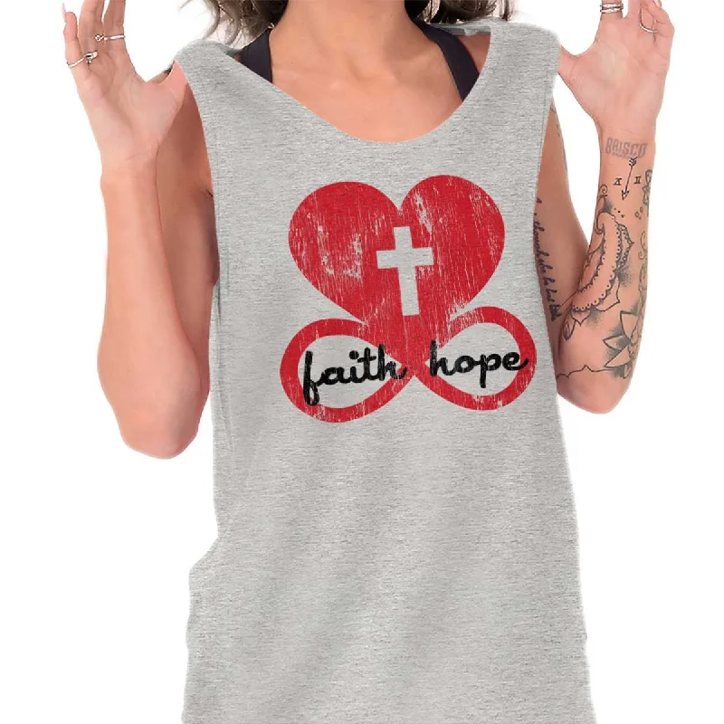 Love Faith Hope Tank Top