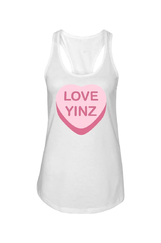 Love Yinz - Ladies Racerback Tank