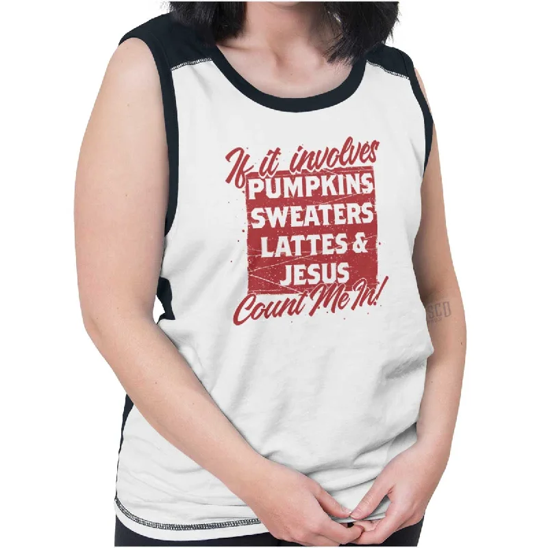 Sweater Weather Contrast Tank Top