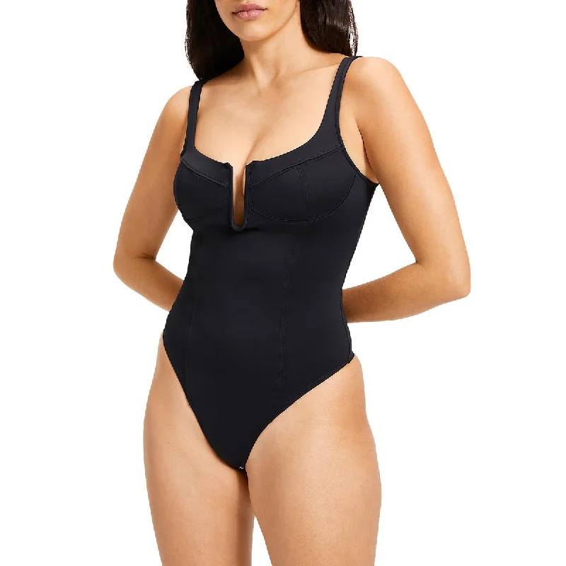 Good American Womens Thong Corset Bodysuit