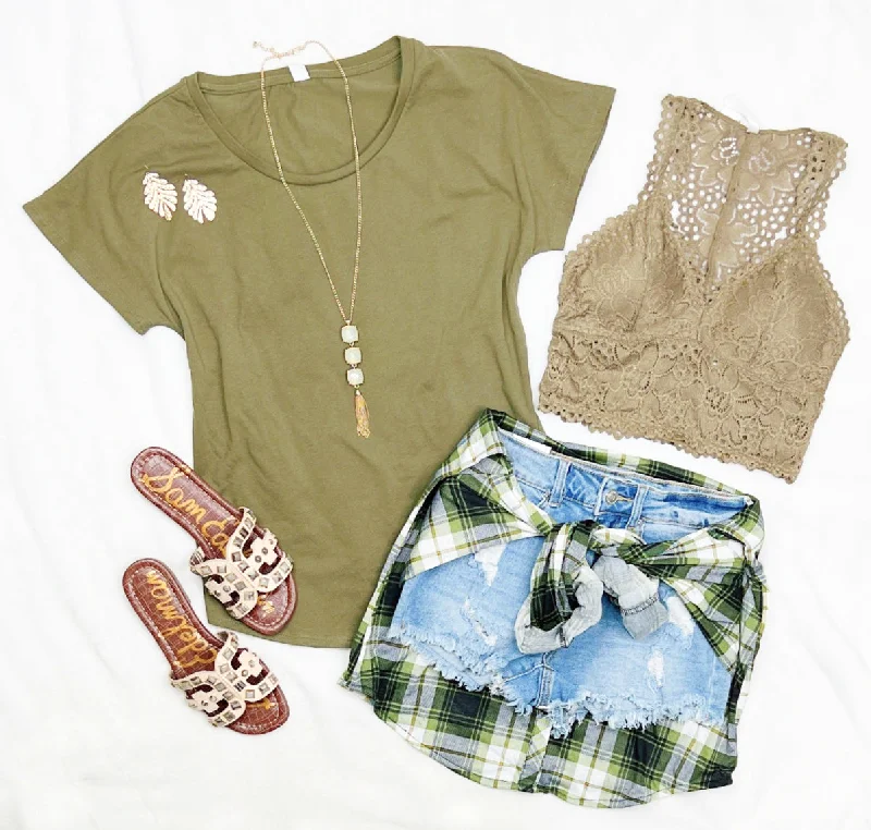 Better In The Basics Top - Olive